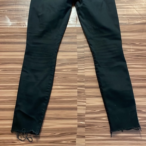 Mother High Waisted Looker Ankle Fray Jeans Size 27 - Picture 7 of 10